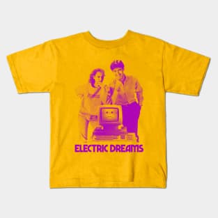 Electric Dreams Vintage Movie Tribute Design Kids T-Shirt